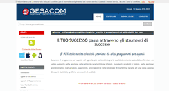 Desktop Screenshot of gesacom.it